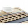 Set de sushi DKD Home Decor Bambou Ardoise (9 pcs) (28,5 x 18,5 x 2,6 cm) 26,99 €