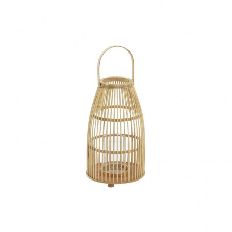 Bougeoir DKD Home Decor Verre Bambou (25 x 25 x 56 cm) 142,99 €