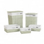 Set de basket DKD Home Decor Polyester Vert osier (44 x 34 x 56 cm) 249,99 €