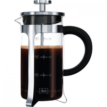 MELITTA Cafetiere à piston Premium en verre et inox 8 tasses 37,99 €