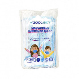 Masque hygiénique Tecnol Enfant 10 Unités Bleu (Enfant) 13,99 €
