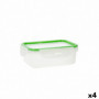 Boîte à lunch Quid Greenery 1 L Transparent Plastique (Pack 4x) 40,99 €