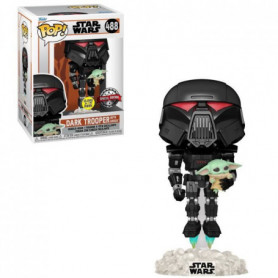Figurine Funko Pop! Star Wars: Mandalorian - Dark Trooper w/Child (GW) 27,99 €
