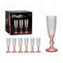 Coupe de champagne Rose Transparent verre 6 Unités (180 ml) 41,99 €