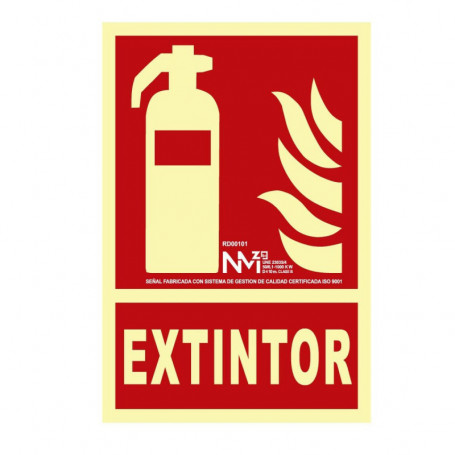 Panneau Normaluz Extintor PVC (21 x 30 cm) 32,99 €
