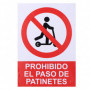 Panneau Normaluz Prohibido acceder con patinete Autocollants (21 x 30 cm) 29,99 €