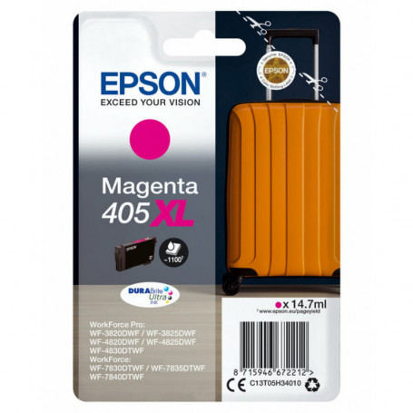 Cartouche d'encre originale Epson 405XL DURABrite Ultra Ink Magenta 43,99 €