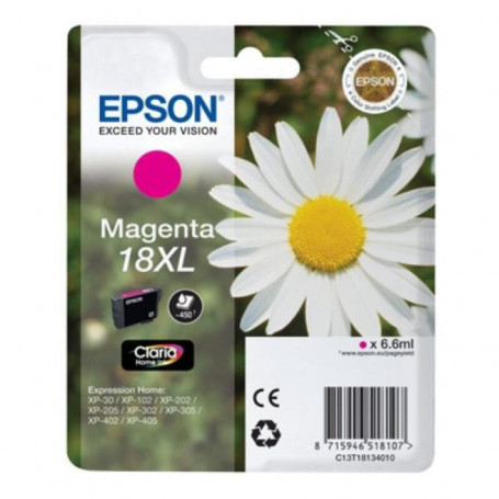 Cartouche d'encre originale Epson 18XL Magenta 39,99 €