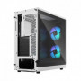 Boîtier PC FRACTAL DESIGN Focus 2 RGB White TG Clear Tint 199,99 €