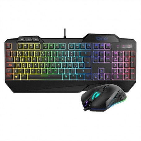 Clavier et Souris Gaming Krom KRUSHER RGB 128,99 €