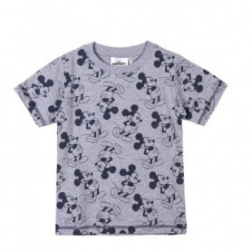 T shirt à manches courtes Enfant Mickey Mouse Gris 21,99 €