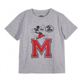 T shirt à manches courtes Mickey Mouse Gris 22,99 €