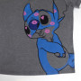 T-shirt à manches courtes femme Stitch Gris foncé 24,99 €