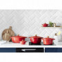 TEFAL E2548904 Air cocotte légere ovale 30x23 cm. fonte d'aluminium rouge. tous 109,99 €