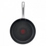 TEFAL G732S255 Lot de 2 poeles 24/28 cm. Induction. Revetement extérieur inox. R 89,99 €