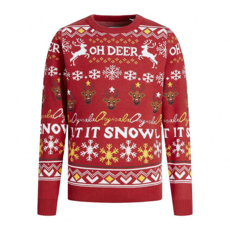 Pull unisex JORHOHO Jack & Jones 12221312 Rouge 42,99 €