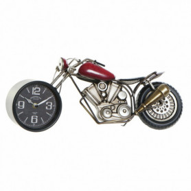Horloge de table DKD Home Decor Verre Rouge Fer (46 x 14.5 x 20 cm) 74,99 €