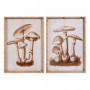 Cadre DKD Home Decor Verre Bambou Champignons (50 x 70 x 2,8 cm) (2 Unités) 219,99 €