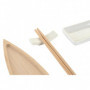 Set de sushi DKD Home Decor Céramique Naturel Blanc Bambou Oriental 67,99 €