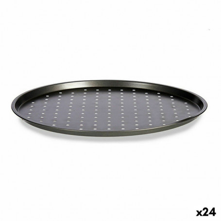 Plateau pour Four Pizza Gris Acier au carbone 24 Unités (33 x 1 x 33 cm) 114,99 €