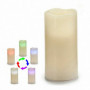 Bougie LED Crème Plastique Cire (7,5 x 14,8 x 7,5 cm) (6 Unités) 45,99 €