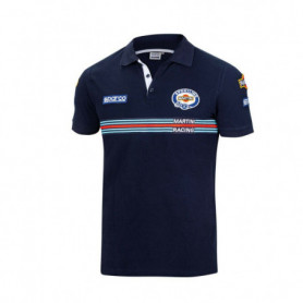Polo à manches courtes homme Sparco Martini Racing Blue marine (Taille M) 82,99 €