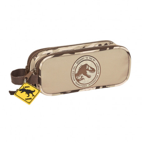 Trousse Fourre-Tout Double Jurassic World Dominion Marron (21 x 8 x 6 cm) 21,99 €