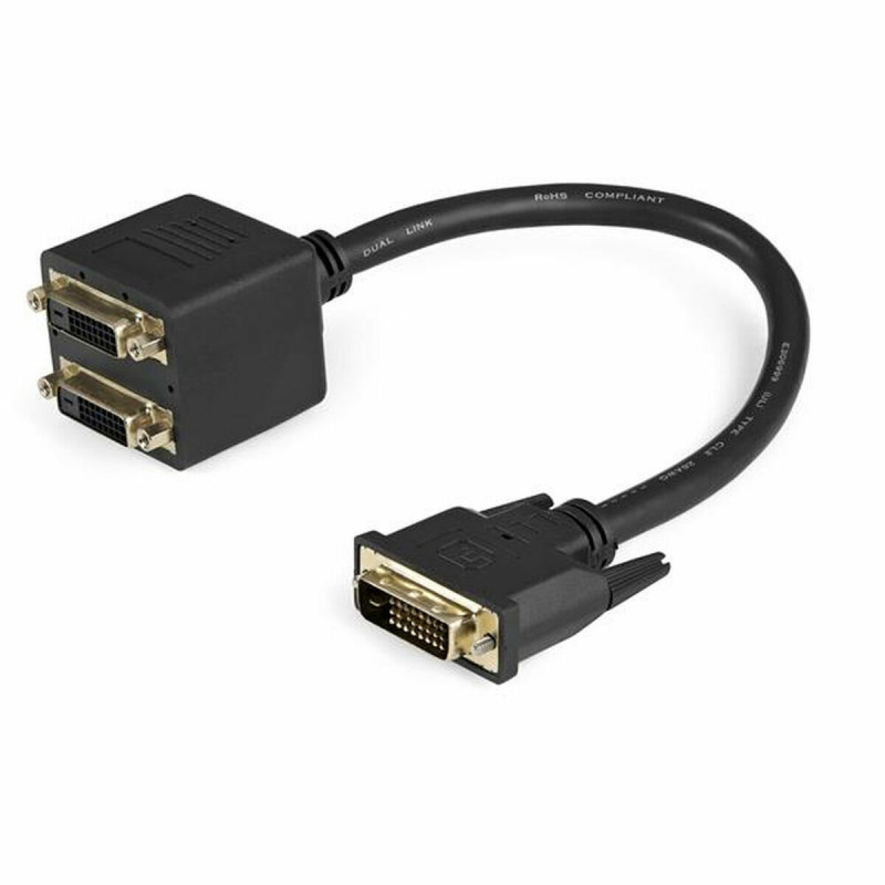 Startech.com Câble Répartiteur en Y DVI-D vers 2x DVI-D 30 cm - Câble Splitter DVI-D - M/F