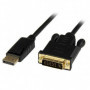 Adaptateur DisplayPort vers DVI Startech DP2DVIMM6BS 1,8 m Noir 53,99 €