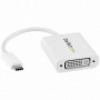 Adaptateur USB C vers DVI Startech CDP2DVIW       Blanc 47,99 €