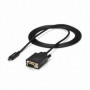 Câble USB C vers VGA Startech CDP2VGAMM2MB     (2 m) Noir 61,99 €