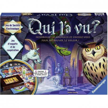 Qui l'a vu ? - Ravensburger - Jeu de société enfant - Jeu interactif d'enquete e 48,99 €