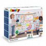 SMOBY SCHOOL - Salle de classe Smoby -Triptyque avec tubes en métal et 4 pieds - 149,99 €