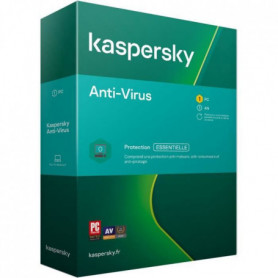 KASPERSKY Antivirus 2020. 1 poste. 1 an 17,99 €