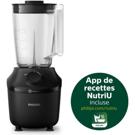 PHILIPS Blender Daily HR2041/41. 450W. 4 lames ProBlend 4. Bol plastique de 1.9L 75,99 €