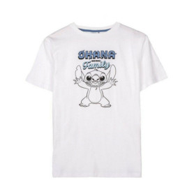 T-shirt à manches courtes homme Stitch Blanc 23,99 €