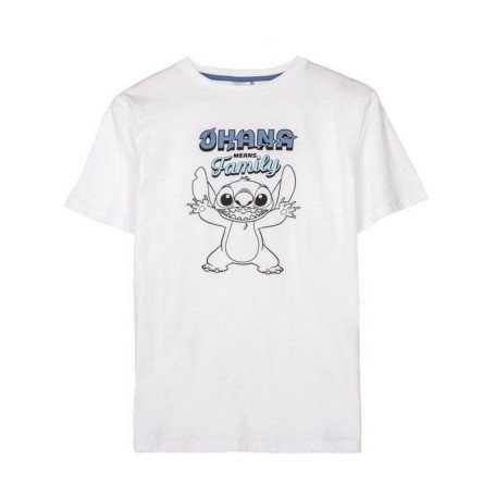 T-shirt à manches courtes homme Stitch Blanc 23,99 €