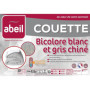 ABEIL Couette tempérée BICOLORE 220x240cm - Blanc & Gris chiné 115,99 €