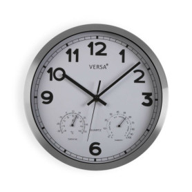 Horloge Murale Versa Blanc Aluminium (4 x 30 x 30 cm) 36,99 €