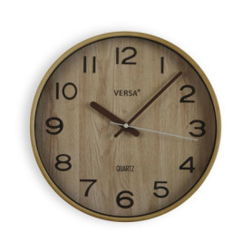 Horloge Murale Versa Marron Clair Plastique (4,8 x 31 x 31 cm) 32,99 €