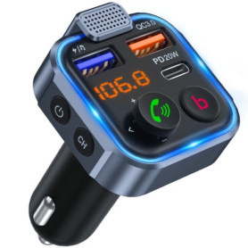 Lecteur MP3 et émetteur FM Bluetooth pour voiture (Reconditionné A)