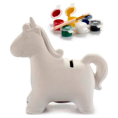 Tirelire Blanc Céramique (6,5 x 13 x 14 cm) 15,99 €