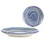 Assiette plate Rayures Porcelaine Bleu Blanc 6 Unités (24 x 2,8 x 24 cm) 57,99 €
