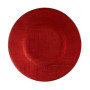 Assiette plate Rouge verre 6 Unités (21 x 2 x 21 cm) 45,99 €