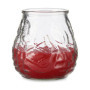 Bougie Géranium Rouge Transparent verre Paraffine 6 Unités (9 x 9,5 x 9 cm) 42,99 €