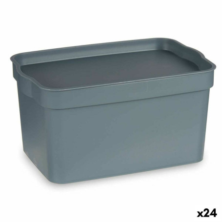 Boîte Multiusage Gris Plastique 2,3 L (13,5 x 11 x 20 cm) (24 Unités) 105,99 €