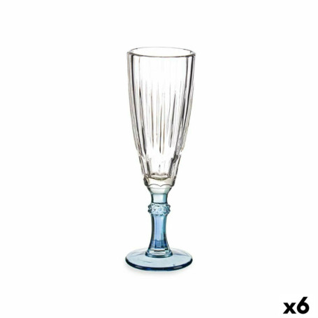 Coupe de champagne Exotic Verre Bleu 6 Unités (170 ml) 40,99 €