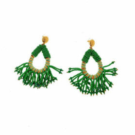 Boucles d´oreilles Femme Lola Casademunt Vert Frange 44,99 €