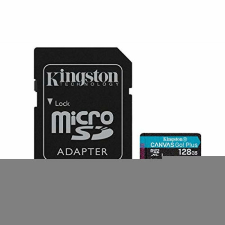 Carte Micro SD Kingston MSDXC CANVAS GO PLUS 128GB 29,99 €