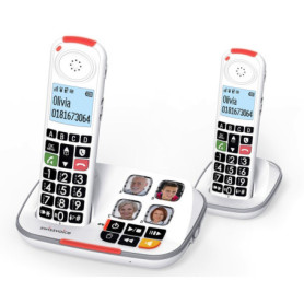 Téléphone fixe Swiss Voice XTRA 2355 DUO Blanc 89,99 €